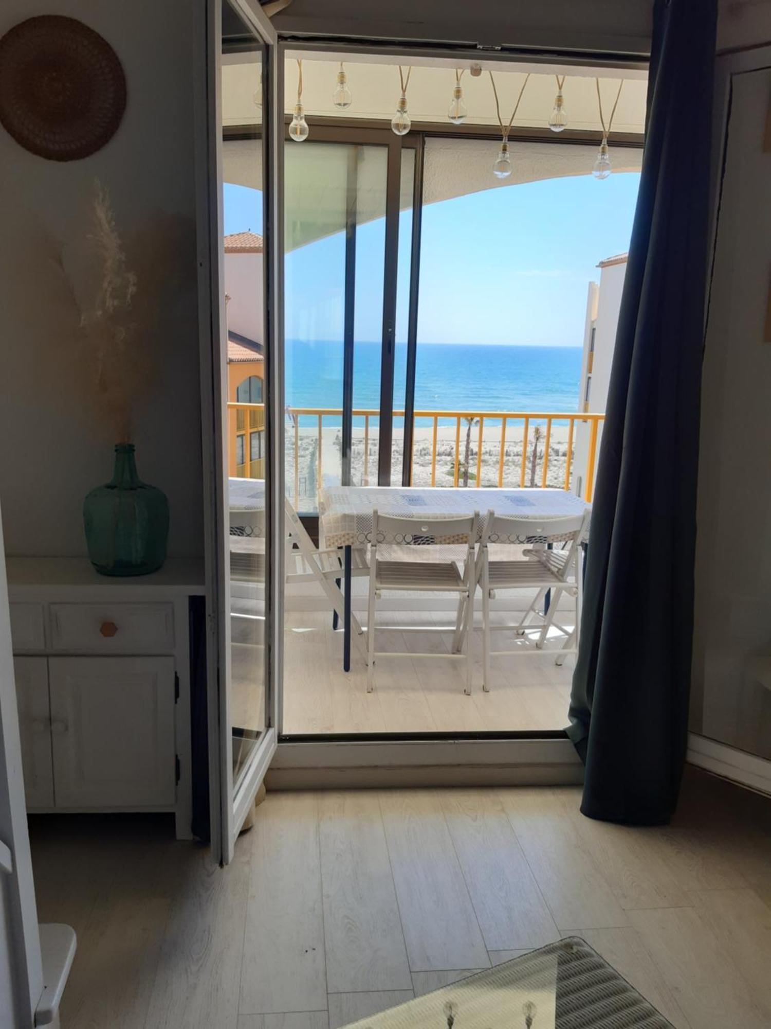Bella Vista ,Acces Direct Plage, Front De Mer, Vue Mer Panoramique Le Barcares Exterior photo